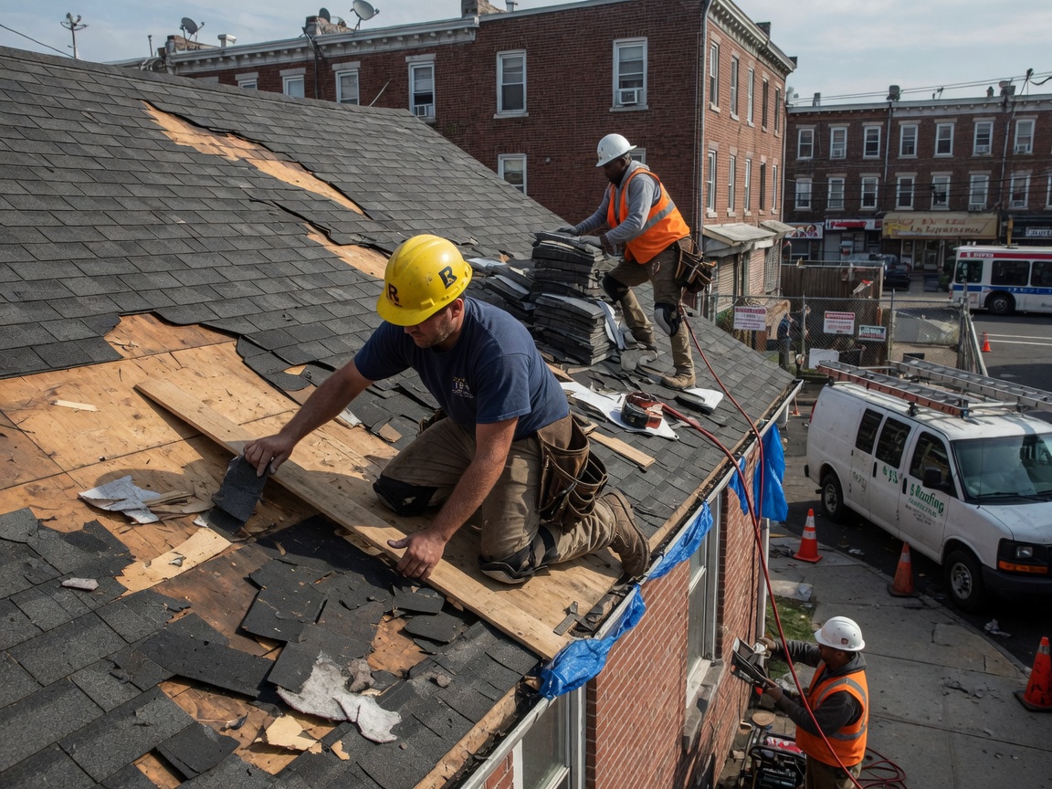 roofing by Colonial Roof Service in Newark, NJ